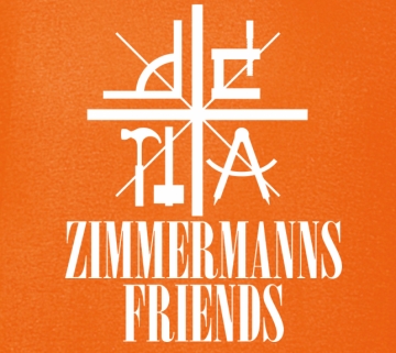 Hoodie: Zimmermanns Friends (denglisch)